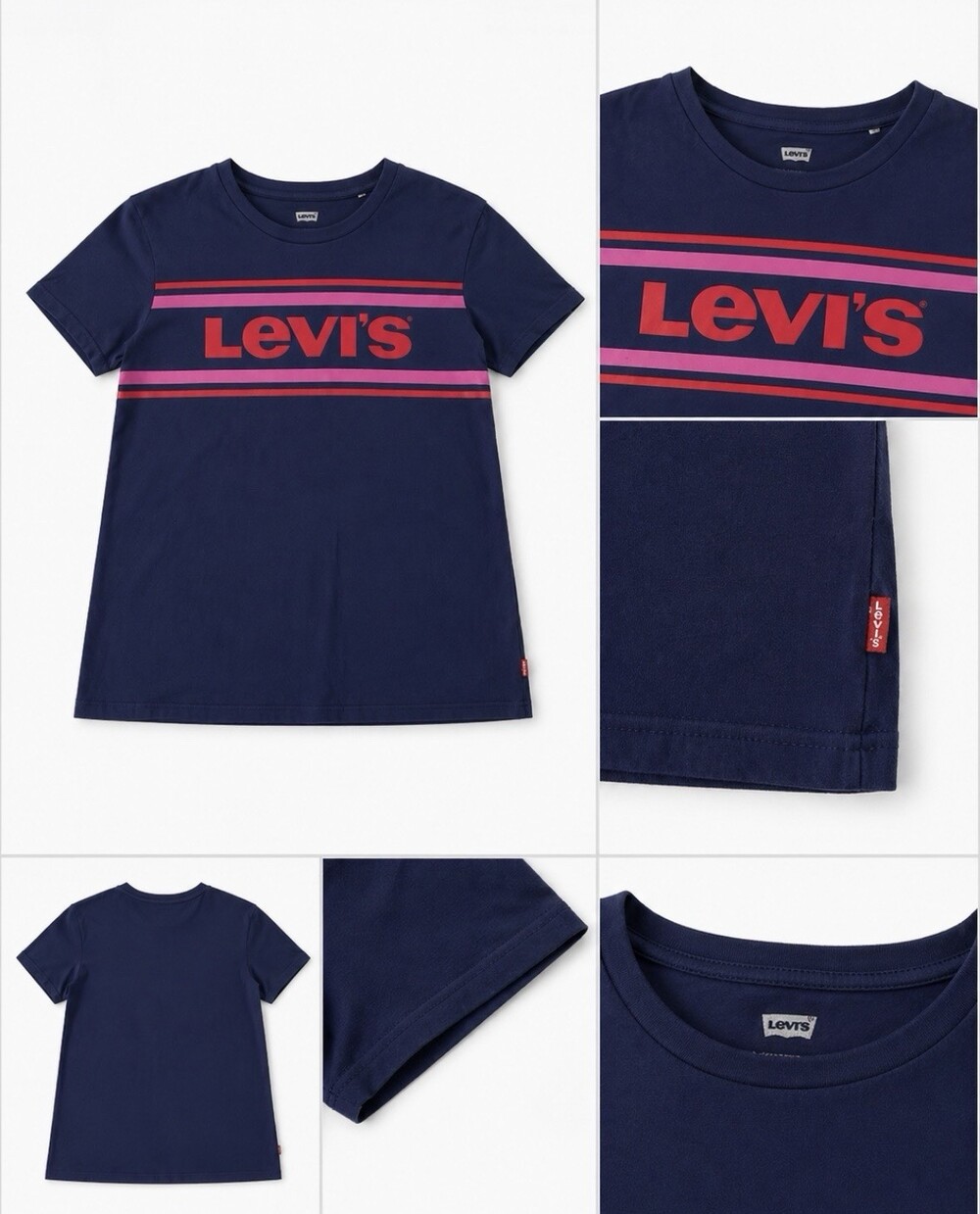 Levis Blue T-Shirt Womens Size XS Short Sleeve.